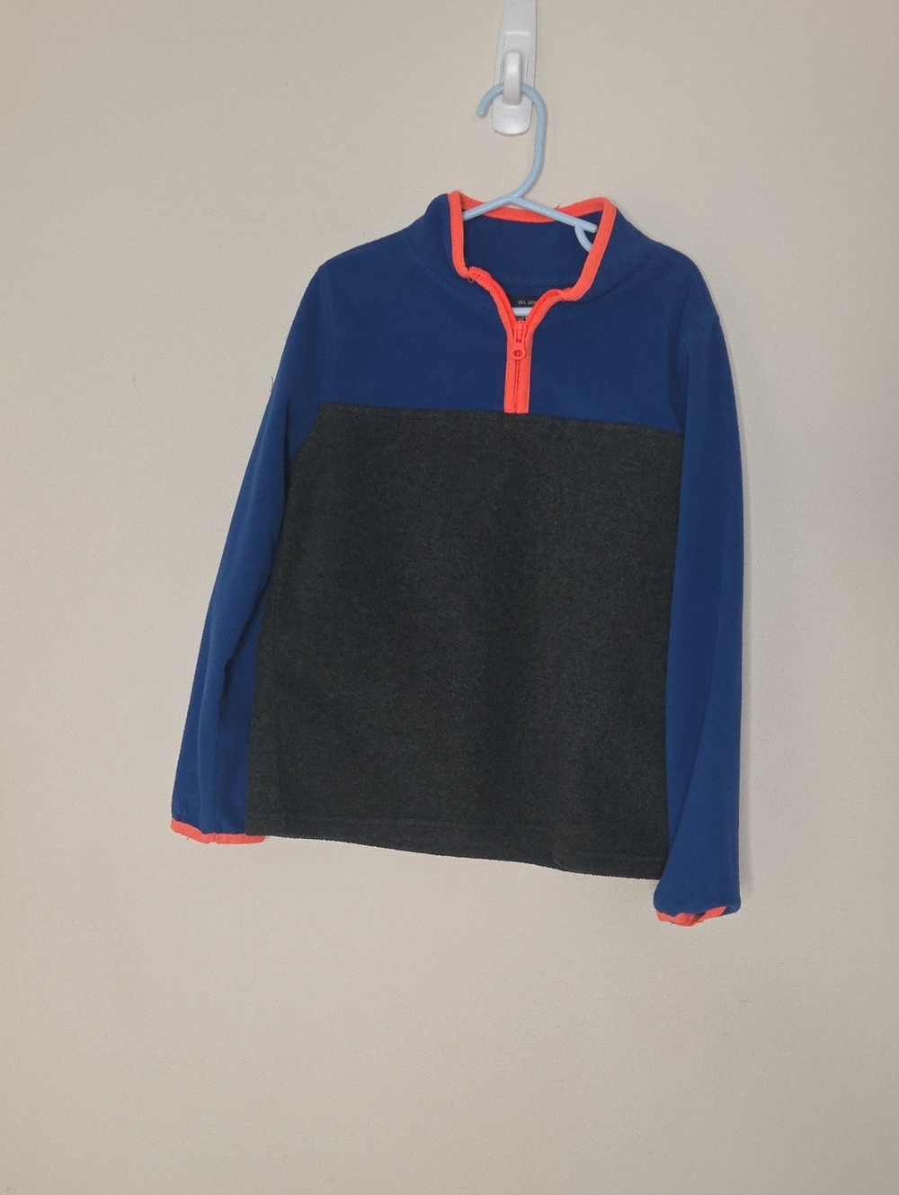 OshKosh B'gosh Blue and Dark Gray Pullover with Orange Trim